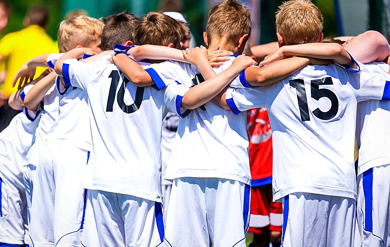 A team of children
